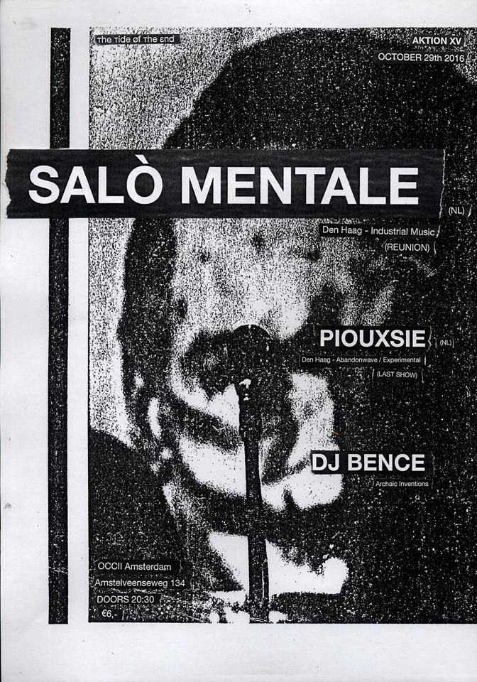 [ттøтε] AKTION XV w/ SALÒ MENTALE + PIOUXSIE +  DJ BENCE
