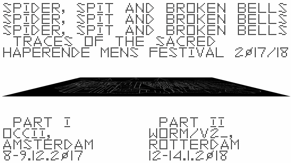Spider, Spit and Broken Bells - Haperende Mens Festival @ OCCII (Part I) w/ URUK : Massimo Pupillo (ZU, IT) &  Thighpaulsandra (Coil/Spiritualized, UK) + GROUP A (JP) + RED BRUT + MICHEL BANABILA