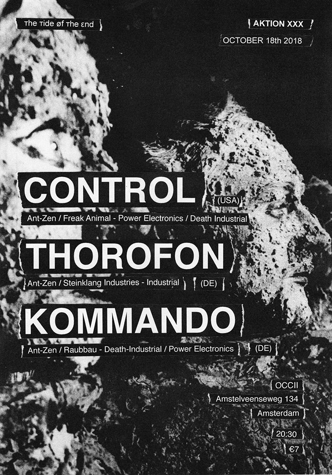 Aktion XXX [ттøтε] : CONTROL (US) +  THOROFON (DE) + KOMMANDO (DE)
