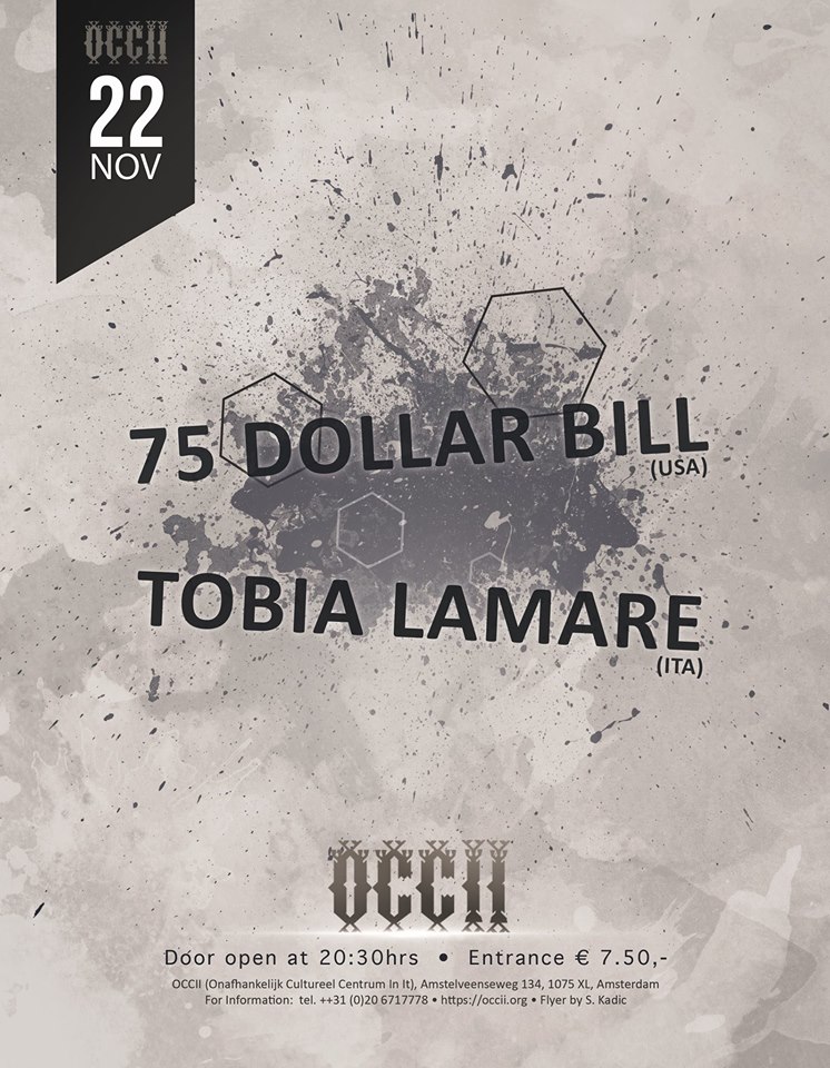 75 Dollar Bill (USA) + Tobia Lamare (IT)