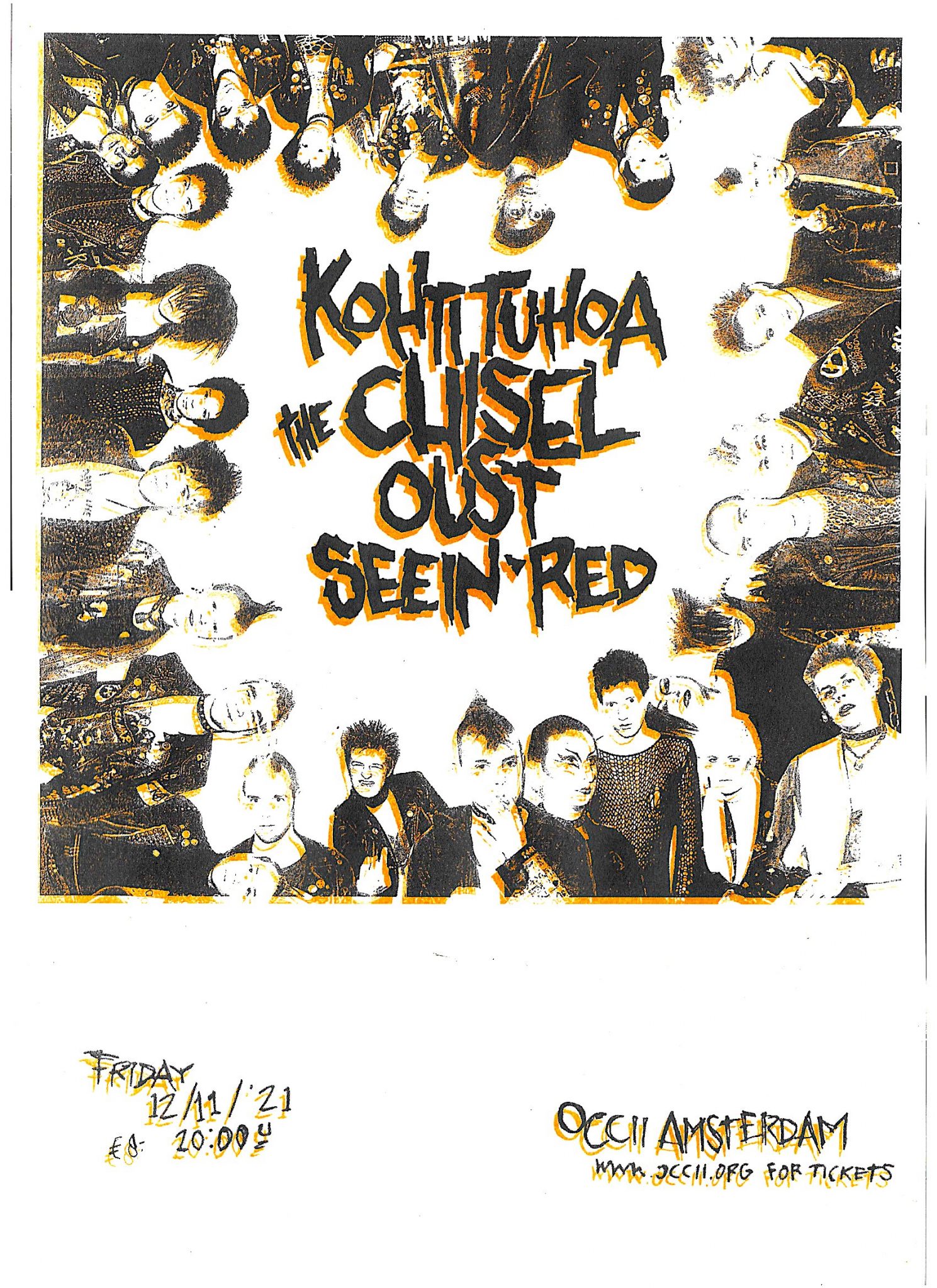[sold out] KOHTI TUHOA (FI) + OUST + SEEIN' RED + THE CHISEL (UK)