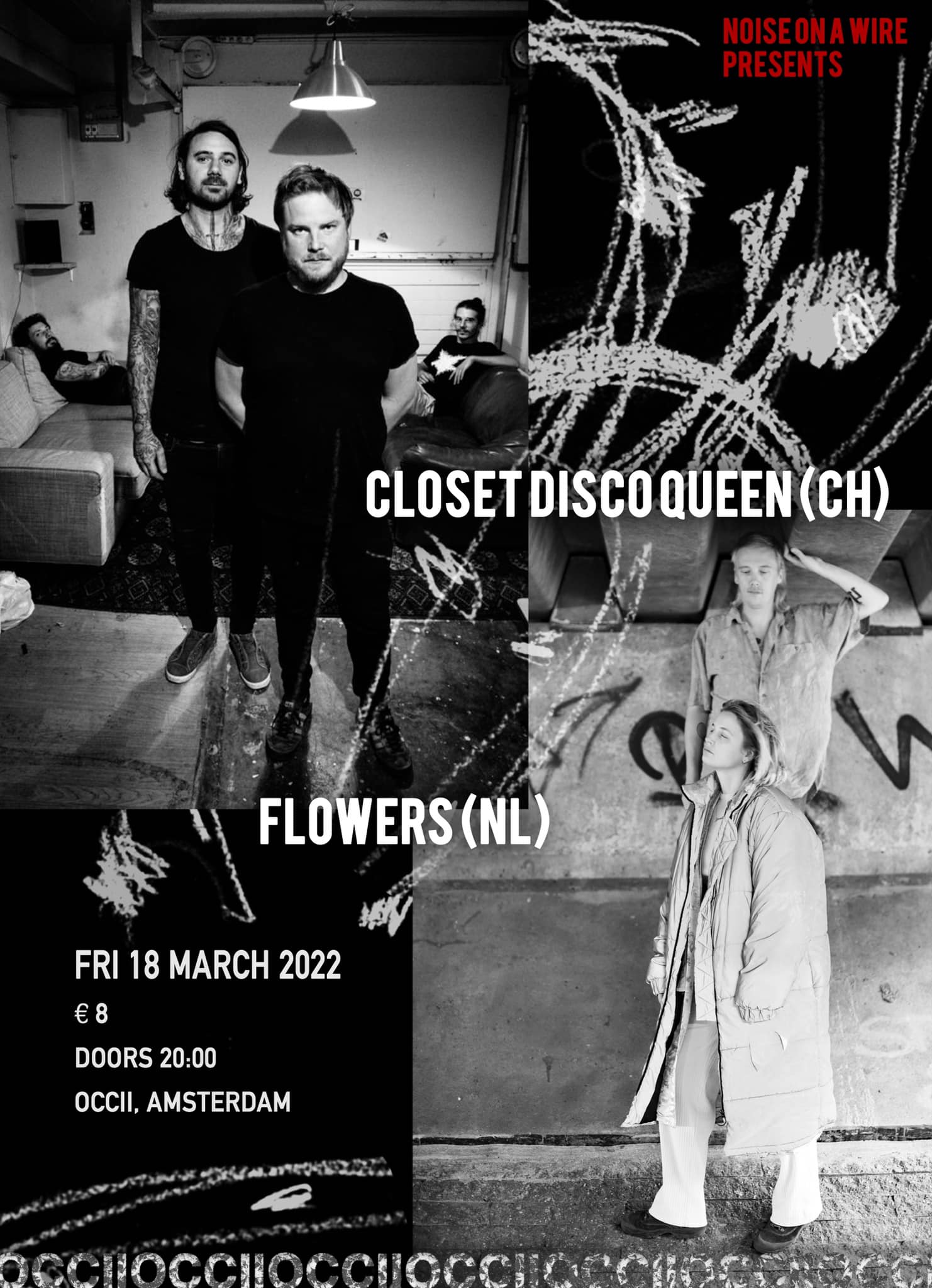 CLOSET DISCO QUEEN & THE FLYING RACLETTES (CH) + FLOWERS