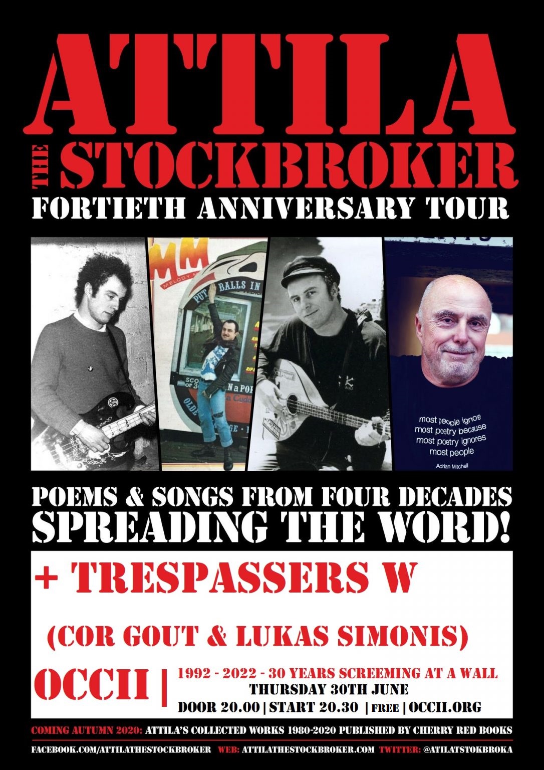 ATTILA THE STOCKBROKER (UK) + LUKAS SIMONIS,  GERT JAN PRINS & G.W. SOK