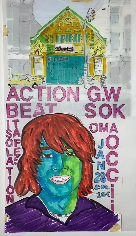 ACTION BEAT (UK) & G.W. SOK + OMA (US/UK/NL) + THE SUPER ISOLATION TAPE (UK)