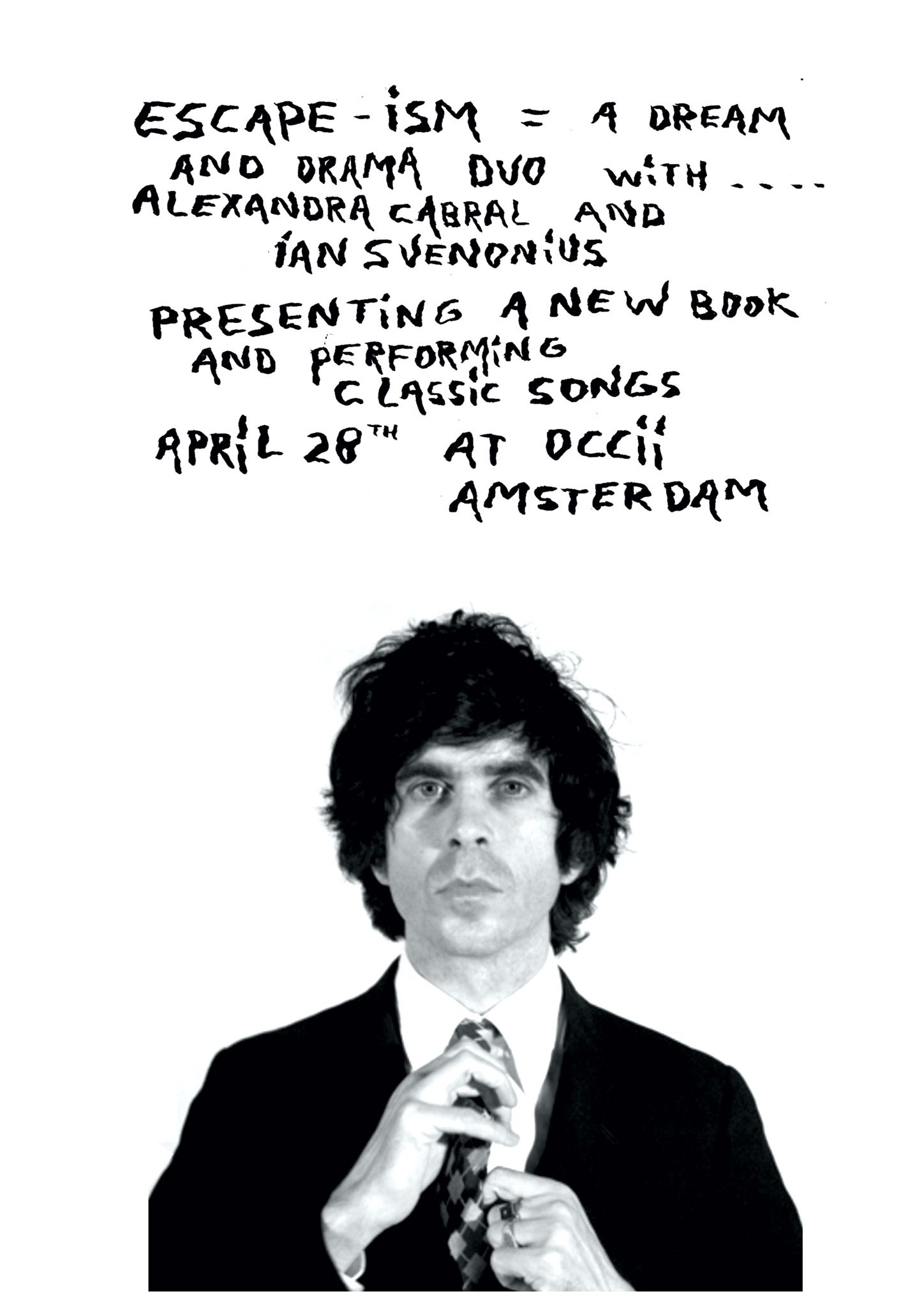Against the Written Word; A Book Launch by IAN SVENONiUS + ESCAPE-ISM (US)