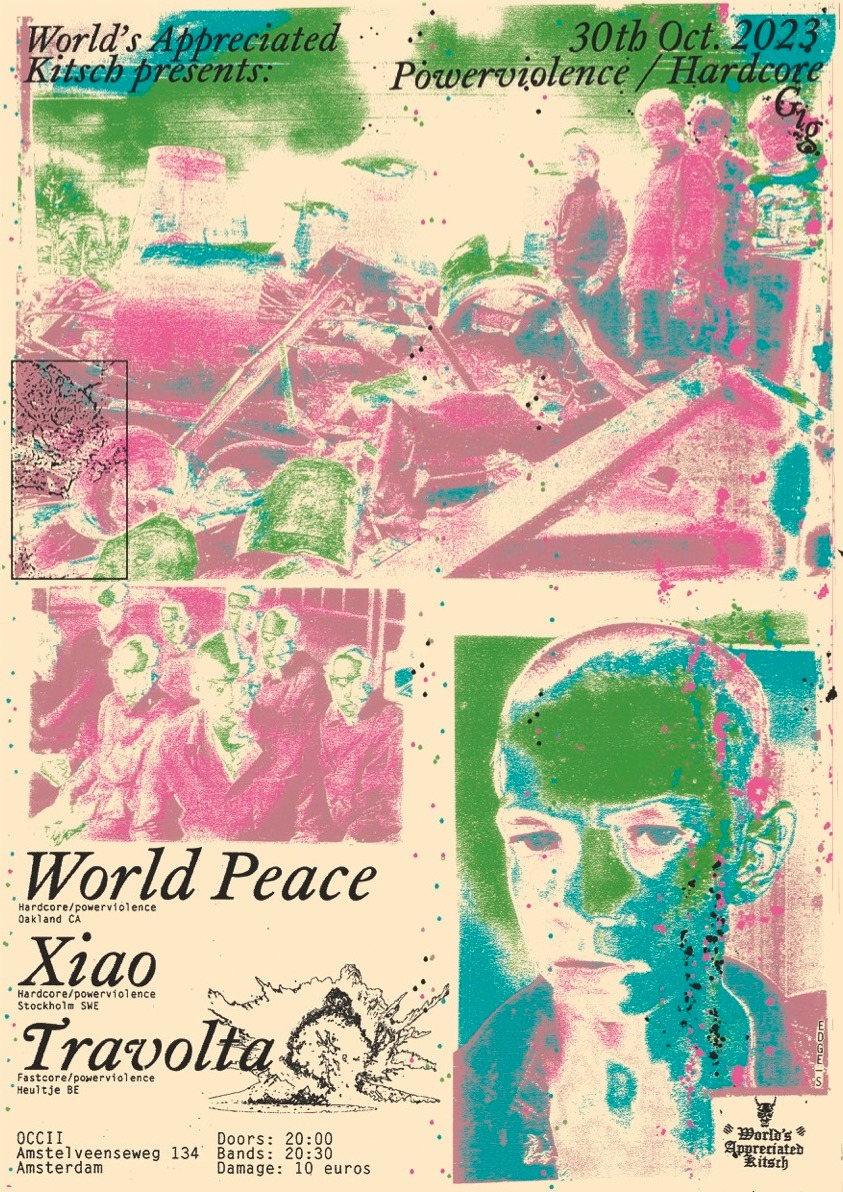 WORLD PEACE (US) + XIAO (SE) + TRAVØLTA (BE)