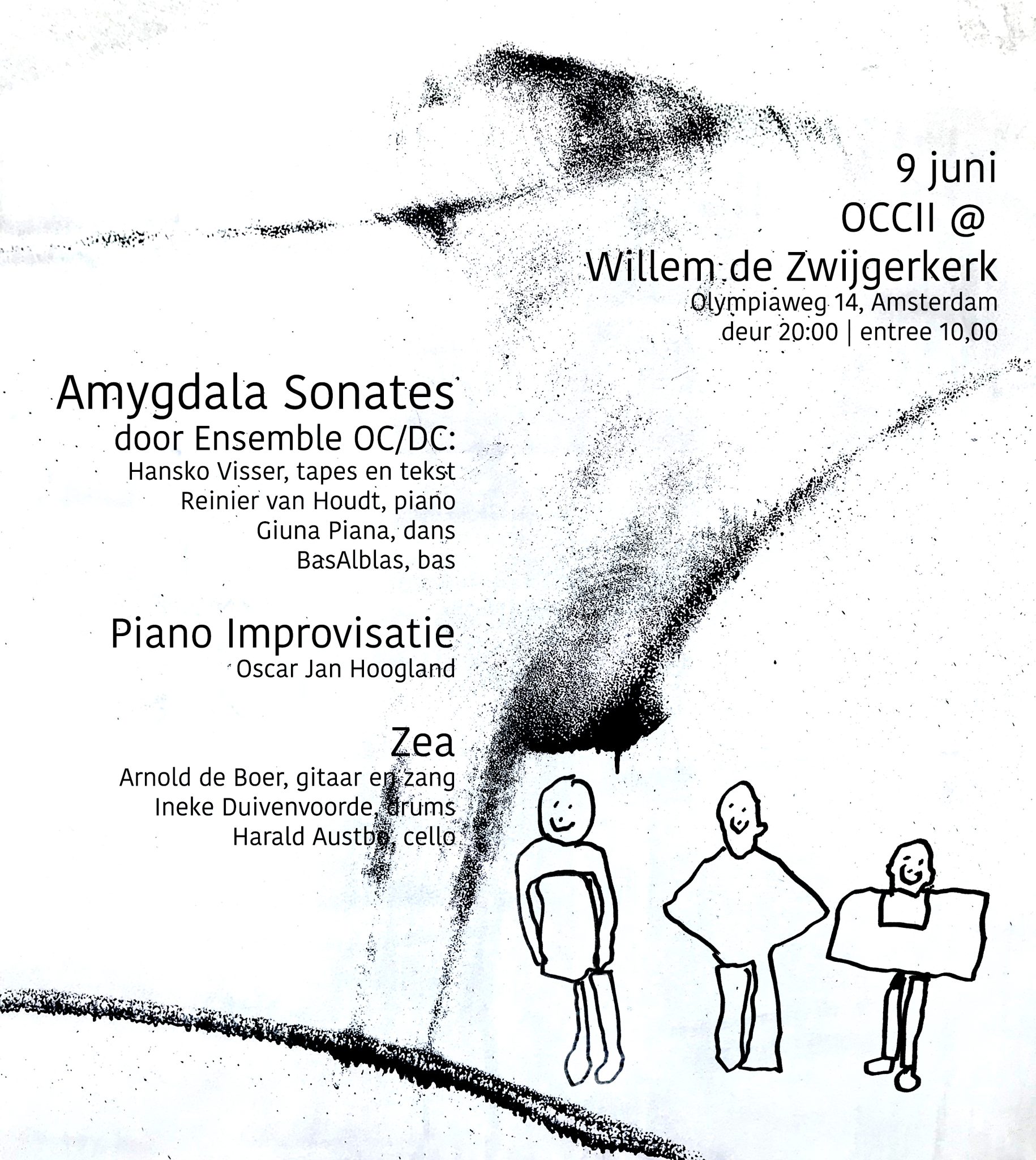 Ensemble OC/DC presents 'Amygdala Sonates' + Oscar Jan Hoogland + ZEA