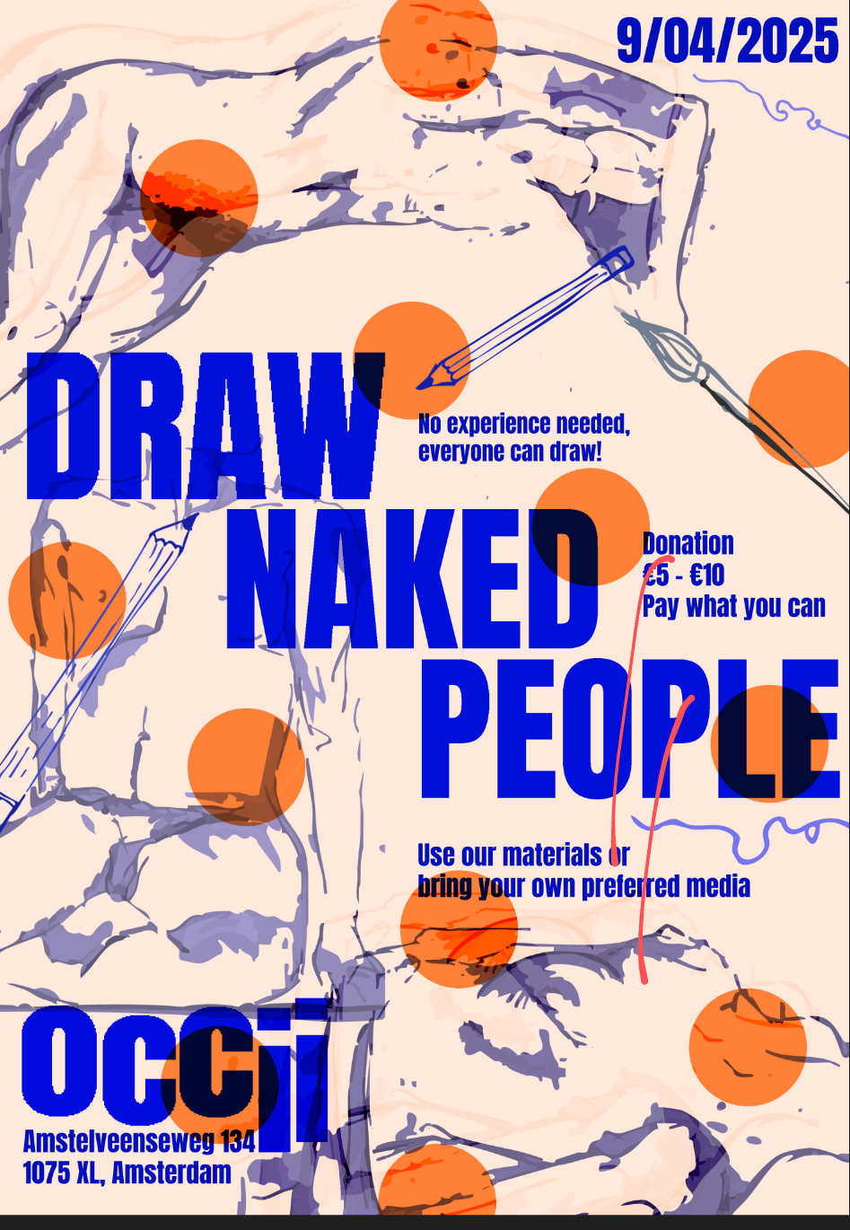 Community Event: DRAW NAKED PEOPLE