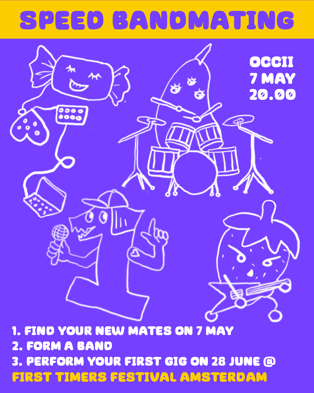 First Timers Fest Amsterdam - Speeddating bandmembers