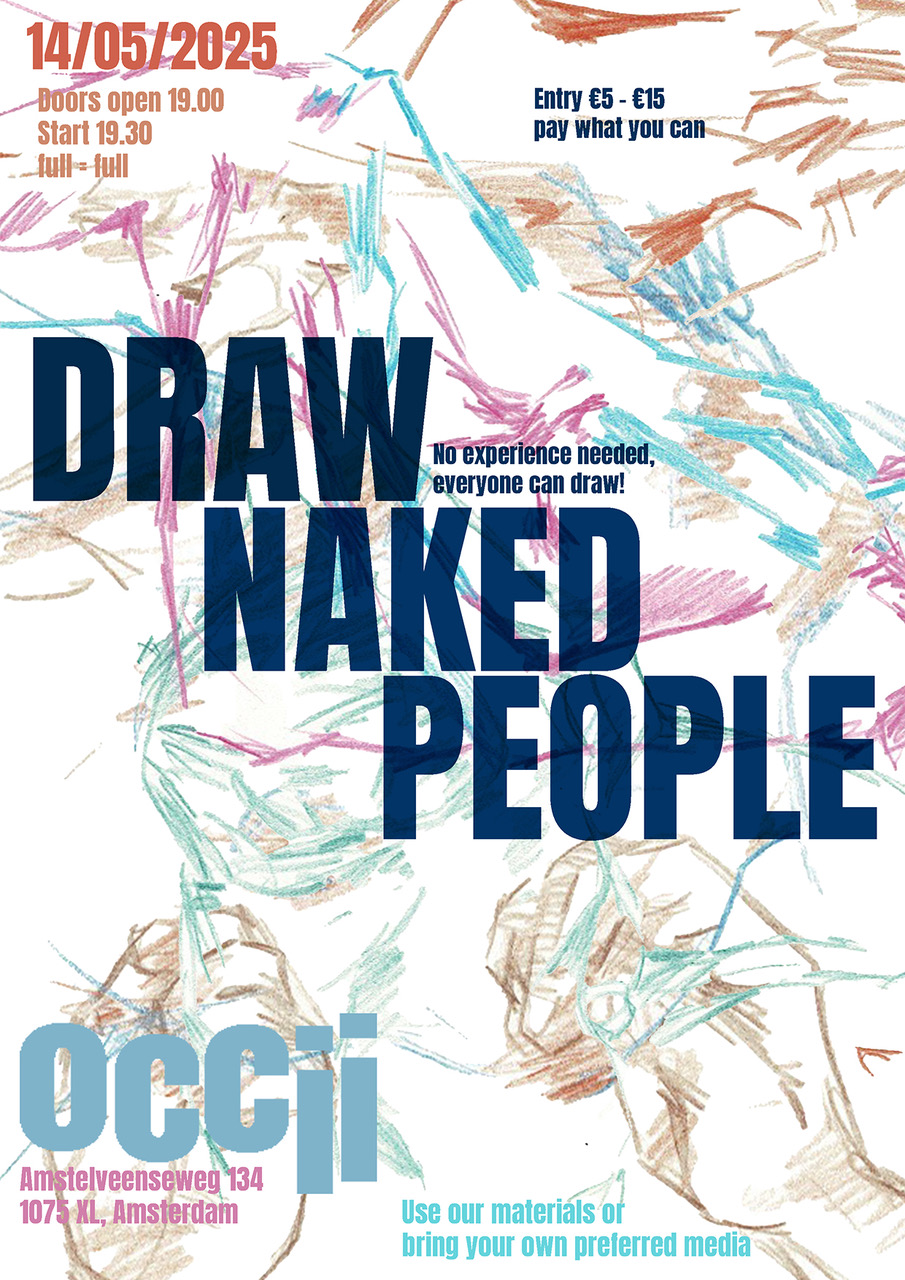 Community Event: DRAW NAKED PEOPLE