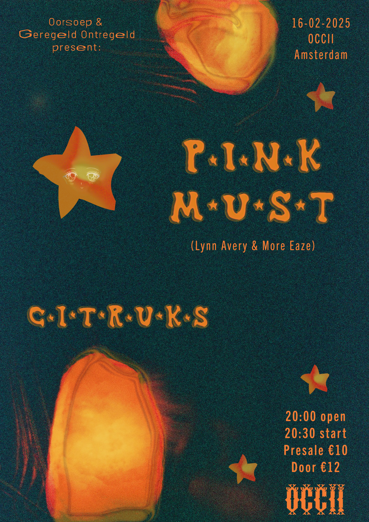 Geregeld Ontregeld & Oorsoep present: Pink Must (US, More Eaze & Lynn Avery) + Citruks
