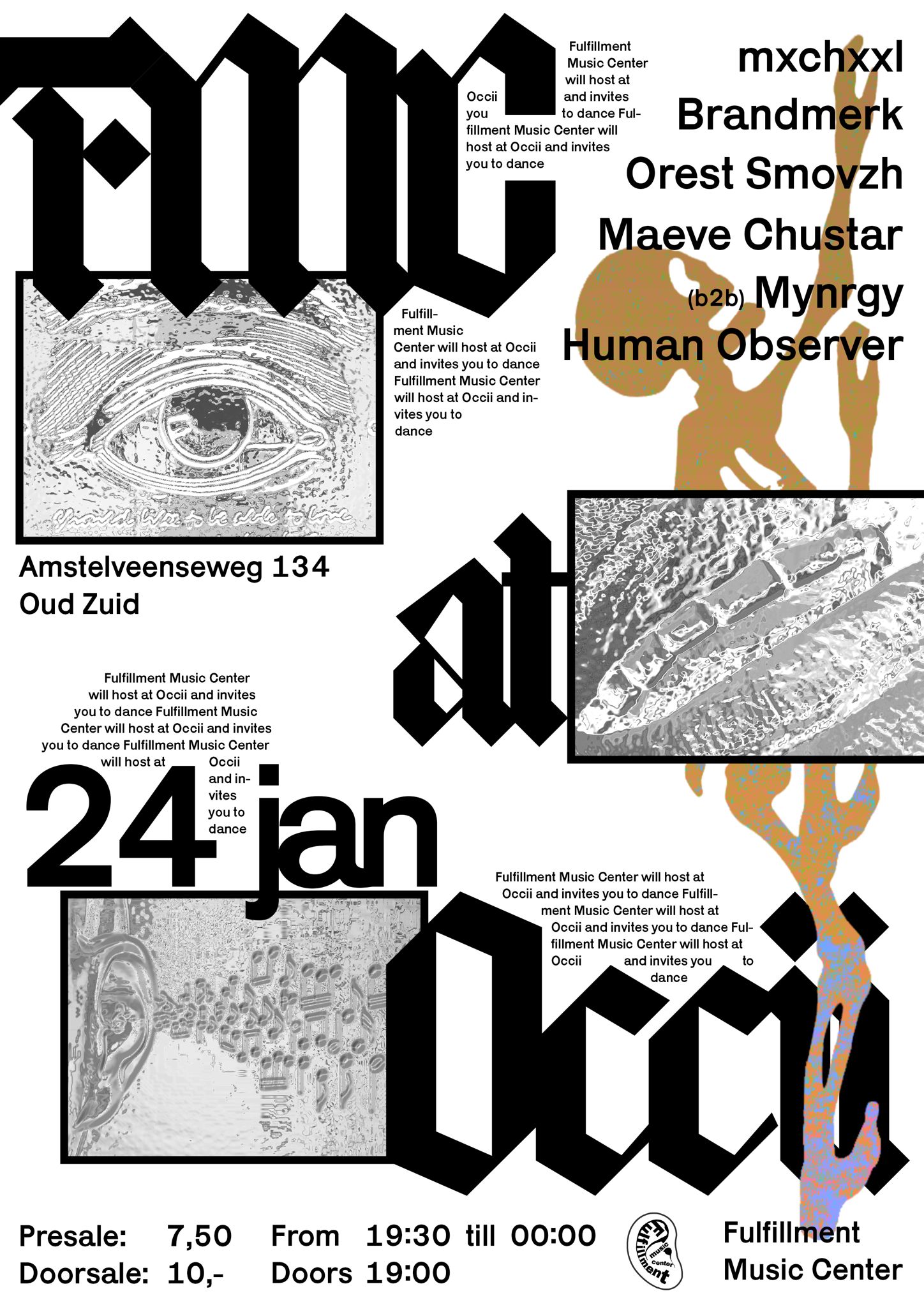 FMC presents: CONDENSED MUSIC (Orest Smovzh, FI) + Maeve Chustar + Mxchxxl + BRANDMERK + Human Observer
