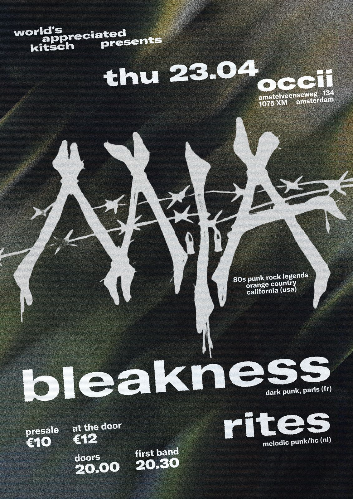 M.I.A. (US) + BLEAKNESS (FR) + RITES