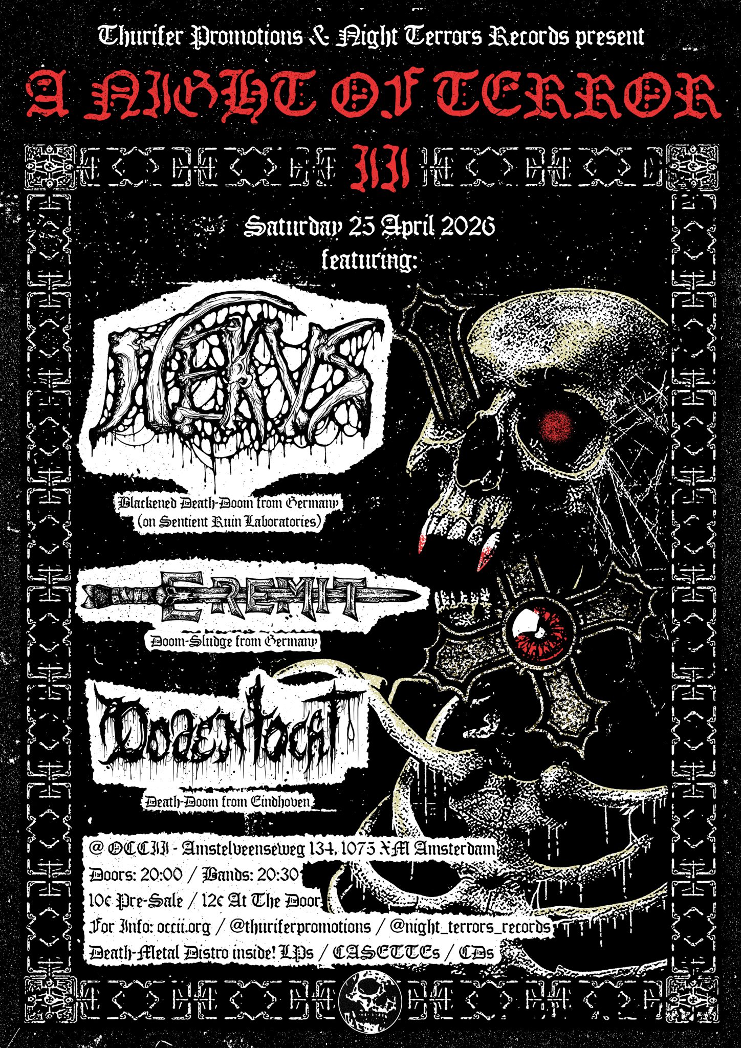 A Night of Terror #2 w/ NEKUS (DE) + EREMIT (DE) + DODENTOCHT