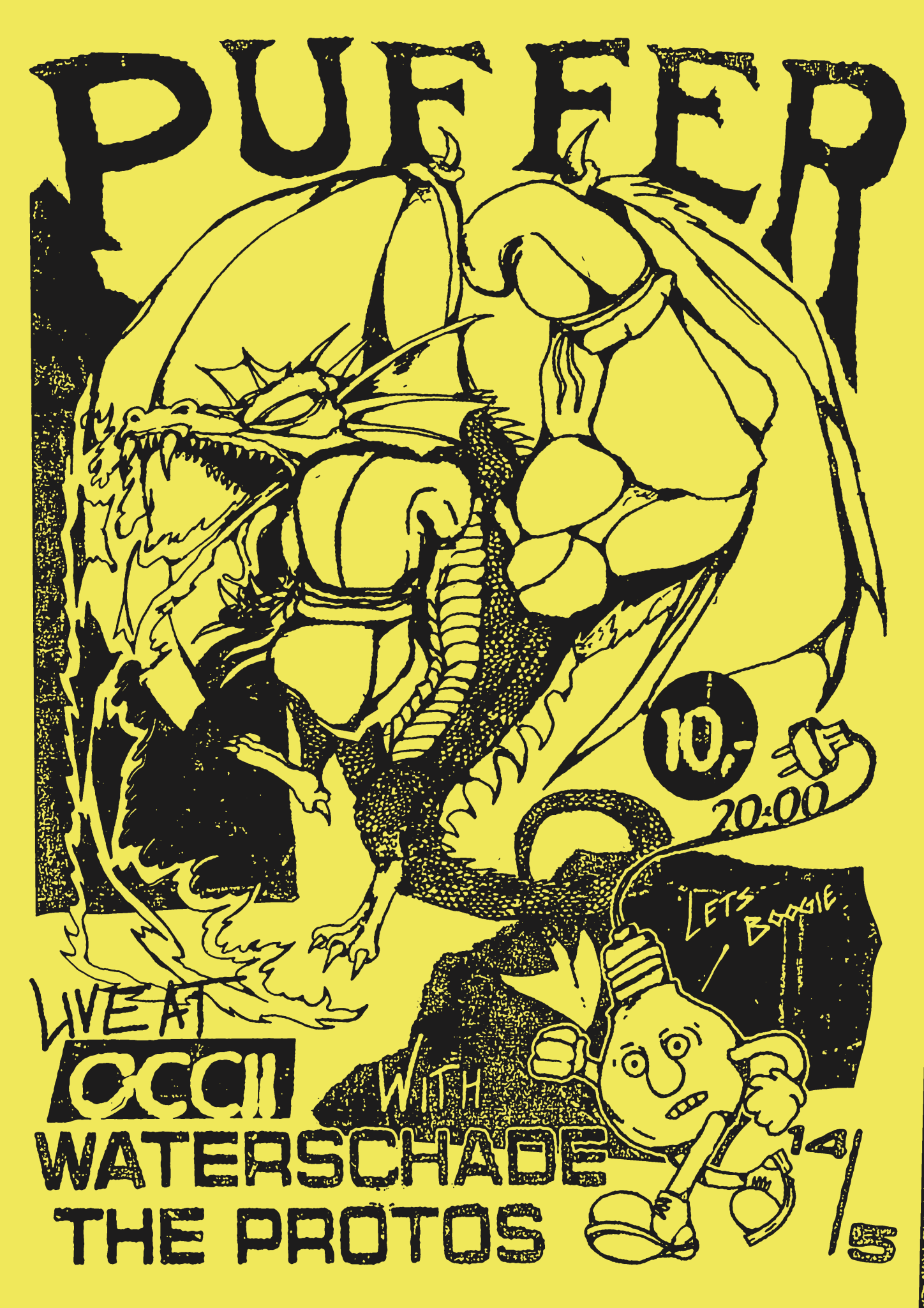 PUFFER (CA) + WATERSCHADE + THE PROTOS